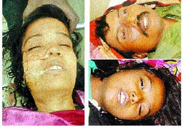 पत्नी की सांसें थमी तो पति ने बेटी के साथ जहर खाया