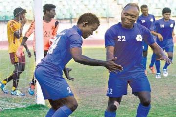 Abhi’s brace helps Indian Bank climb back to the top