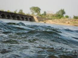 Gunjali river flows in the three newborn