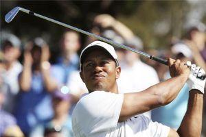 Tiger Woods tops leaderboard in Australia
