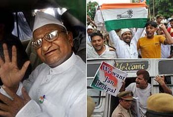Will not leave Ramlila Ground till Jan Lokpal Bill is passed: Anna Hazare